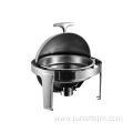 Buffet Service Round Top Stainless Steel Chafing Dish
